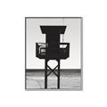 Picture of Guard's Post in the Beach _GroupedProduct_Rectangle_Portrait_Photography _GroupedProduct_Rectangle_Portrait_Canvas_Framed_