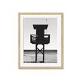 Picture of Guard's Post in the Beach _GroupedProduct_Rectangle_Portrait_Photography _GroupedProduct_Rectangle_Portrait_Framed_Matted_