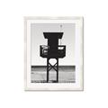 Picture of Guard's Post in the Beach _GroupedProduct_Rectangle_Portrait_Photography _GroupedProduct_Rectangle_Portrait_Framed_Matted_