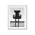 Picture of Guard's Post in the Beach _GroupedProduct_Rectangle_Portrait_Photography _GroupedProduct_Rectangle_Portrait_Framed_Matted_