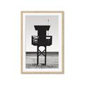 Picture of Guard's Post in the Beach _GroupedProduct_Rectangle_Portrait_Photography _GroupedProduct_Rectangle_Portrait_Framed_Matted_