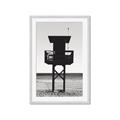 Picture of Guard's Post in the Beach _GroupedProduct_Rectangle_Portrait_Photography _GroupedProduct_Rectangle_Portrait_Framed_Matted_