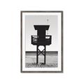 Picture of Guard's Post in the Beach _GroupedProduct_Rectangle_Portrait_Photography _GroupedProduct_Rectangle_Portrait_Framed_Matted_