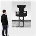 Picture of Guard's Post in the Beach _GroupedProduct_Rectangle_Portrait_Photography _GroupedProduct_Rectangle_Portrait_Canvas_