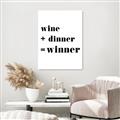 Picture of Wine Dinner Winner _GroupedProduct_Rectangle_Portrait_Unframed_Print_Only_