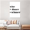 Picture of Wine Dinner Winner _GroupedProduct_Rectangle_Portrait_Unframed_Print_Only_