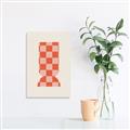 Picture of Mosaic of Peach Vase _GroupedProduct_Rectangle_Portrait_Unframed_Print_Only_