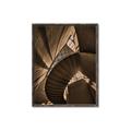 Picture of Muted Sun's Rays on Stairs _GroupedProduct_Rectangle_Portrait_Photography _GroupedProduct_Rectangle_Portrait_Canvas_Framed_