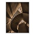 Picture of Muted Sun's Rays on Stairs _GroupedProduct_Rectangle_Portrait_Photography _GroupedProduct_Rectangle_Portrait_Canvas_Framed_