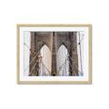 Picture of New York Cable Bridge _GroupedProduct_Rectangle_Landscape_Photography _GroupedProduct_Rectangle_Landscape_Framed_Matted_
