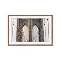 Picture of New York Cable Bridge _GroupedProduct_Rectangle_Landscape_Photography _GroupedProduct_Rectangle_Landscape_Framed_Matted_