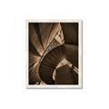 Picture of Muted Sun's Rays on Stairs _GroupedProduct_Rectangle_Portrait_Photography _GroupedProduct_Rectangle_Portrait_Framed_Matted_