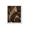 Picture of Muted Sun's Rays on Stairs _GroupedProduct_Rectangle_Portrait_Photography _GroupedProduct_Rectangle_Portrait_Framed_Matted_