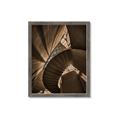 Picture of Muted Sun's Rays on Stairs _GroupedProduct_Rectangle_Portrait_Photography _GroupedProduct_Rectangle_Portrait_Framed_Matted_