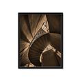 Picture of Muted Sun's Rays on Stairs _GroupedProduct_Rectangle_Portrait_Photography _GroupedProduct_Rectangle_Portrait_Framed_Matted_