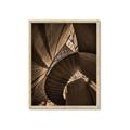 Picture of Muted Sun's Rays on Stairs _GroupedProduct_Rectangle_Portrait_Photography _GroupedProduct_Rectangle_Portrait_Framed_Matted_