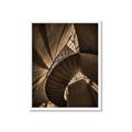 Picture of Muted Sun's Rays on Stairs _GroupedProduct_Rectangle_Portrait_Photography _GroupedProduct_Rectangle_Portrait_Framed_Matted_
