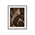 Picture of Muted Sun's Rays on Stairs _GroupedProduct_Rectangle_Portrait_Photography _GroupedProduct_Rectangle_Portrait_Framed_Matted_