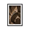 Picture of Muted Sun's Rays on Stairs _GroupedProduct_Rectangle_Portrait_Photography _GroupedProduct_Rectangle_Portrait_Framed_Matted_