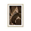 Picture of Muted Sun's Rays on Stairs _GroupedProduct_Rectangle_Portrait_Photography _GroupedProduct_Rectangle_Portrait_Framed_Matted_