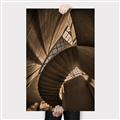 Picture of Muted Sun's Rays on Stairs _GroupedProduct_Rectangle_Portrait_Photography _GroupedProduct_Rectangle_Portrait_Canvas_