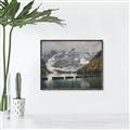 Picture of Serenity in the Lake _GroupedProduct_Rectangle_Landscape_Photography _GroupedProduct_Rectangle_Landscape_Canvas_Framed_