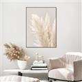 Picture of Creamy Petal Pampas I _GroupedProduct_Rectangle_Portrait_Photography _GroupedProduct_Rectangle_Portrait_Canvas_Framed_
