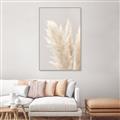 Picture of Creamy Petal Pampas I _GroupedProduct_Rectangle_Portrait_Photography _GroupedProduct_Rectangle_Portrait_Canvas_Framed_