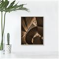 Picture of Muted Sun's Rays on Stairs _GroupedProduct_Rectangle_Portrait_Photography _GroupedProduct_Rectangle_Portrait_Canvas_Framed_