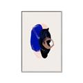 Picture of Blue and Black Echoes _GroupedProduct_Rectangle_Portrait_Canvas_Framed_