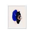 Picture of Blue and Black Echoes _GroupedProduct_Rectangle_Portrait_Framed_Matted_