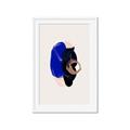 Picture of Blue and Black Echoes _GroupedProduct_Rectangle_Portrait_Framed_Matted_