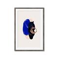 Picture of Blue and Black Echoes _GroupedProduct_Rectangle_Portrait_Framed_Matted_