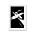 Picture of Negative Strokes II _GroupedProduct_Rectangle_Portrait_Framed_Matted_