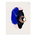 Picture of Blue and Black Echoes _GroupedProduct_Rectangle_Portrait_Unframed_Print_Only_