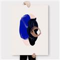 Picture of Blue and Black Echoes _GroupedProduct_Rectangle_Portrait_Canvas_