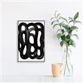 Picture of Abstract Mirage Lines _GroupedProduct_Rectangle_Portrait_Canvas_Framed_