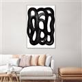 Picture of Abstract Mirage Lines _GroupedProduct_Rectangle_Portrait_Canvas_Framed_