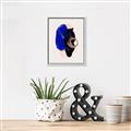 Picture of Blue and Black Echoes _GroupedProduct_Rectangle_Portrait_Canvas_Framed_