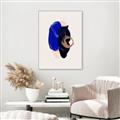 Picture of Blue and Black Echoes _GroupedProduct_Rectangle_Portrait_Canvas_Framed_