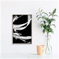 Picture of Negative Strokes I _GroupedProduct_Rectangle_Portrait_Canvas_Framed_