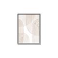 Picture of Celestial Beige Lines _GroupedProduct_Rectangle_Portrait_Canvas_Framed_