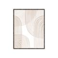 Picture of Celestial Beige Lines _GroupedProduct_Rectangle_Portrait_Canvas_Framed_