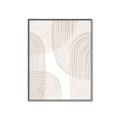 Picture of Celestial Beige Lines _GroupedProduct_Rectangle_Portrait_Canvas_Framed_