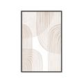 Picture of Celestial Beige Lines _GroupedProduct_Rectangle_Portrait_Canvas_Framed_