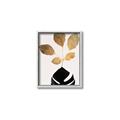 Picture of Azurea Gold Leaves _GroupedProduct_Rectangle_Portrait_Canvas_Framed_
