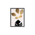Picture of Azurea Gold Leaves _GroupedProduct_Rectangle_Portrait_Canvas_Framed_