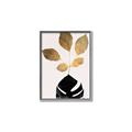 Picture of Azurea Gold Leaves _GroupedProduct_Rectangle_Portrait_Canvas_Framed_