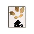 Picture of Azurea Gold Leaves _GroupedProduct_Rectangle_Portrait_Canvas_Framed_