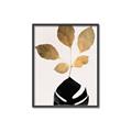 Picture of Azurea Gold Leaves _GroupedProduct_Rectangle_Portrait_Canvas_Framed_